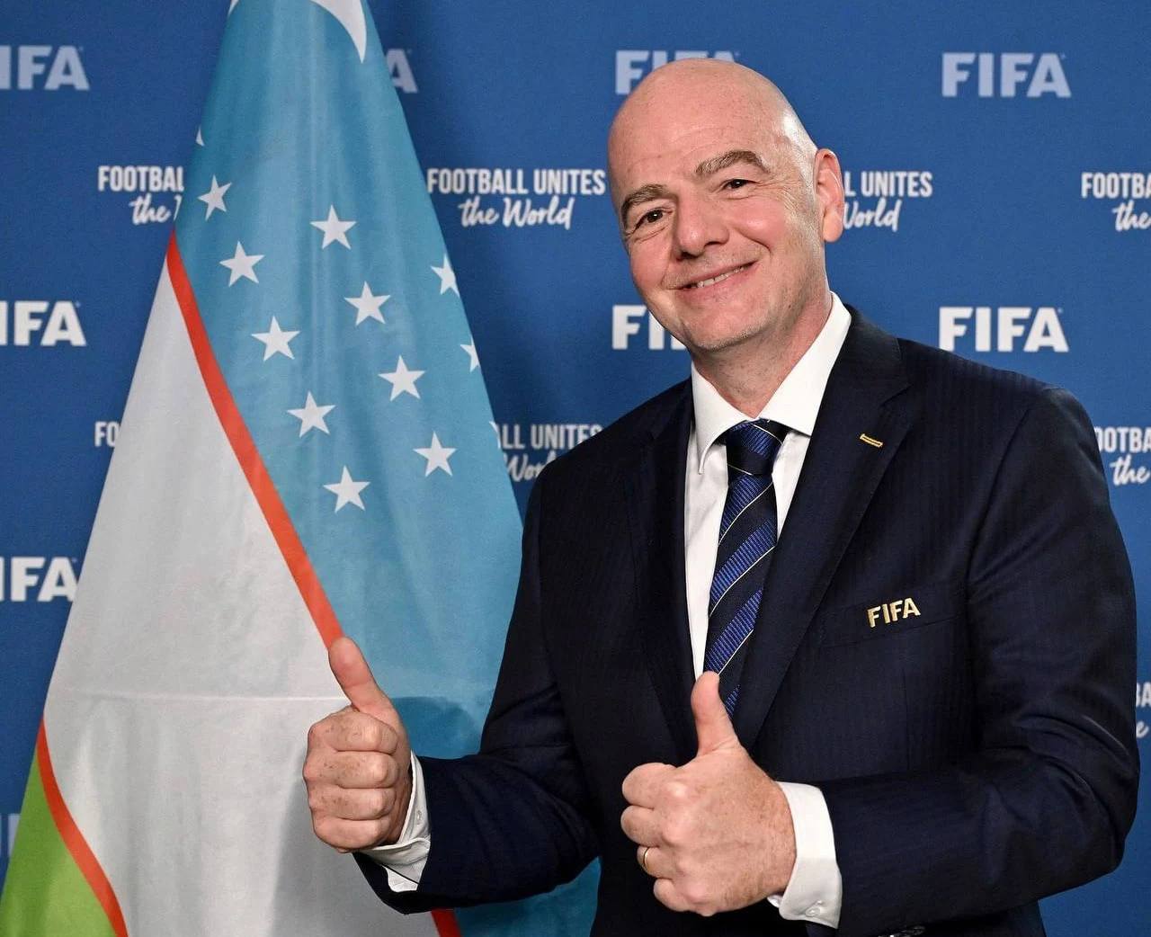 Глава ФИФА высоко оценил выступление сборной Узбекистана на чемпионате мира