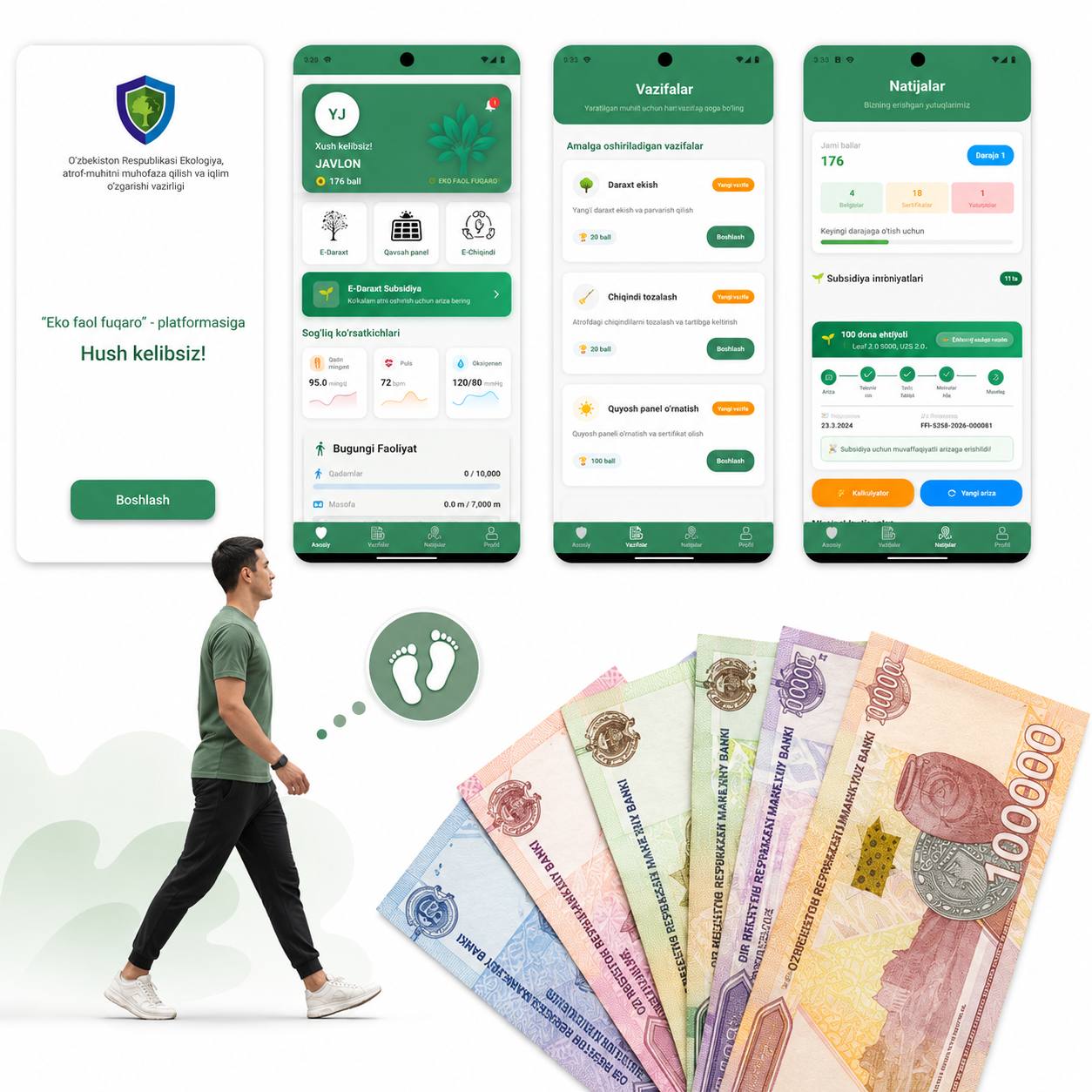 В стране запущена платформа «Eko faol fuqaro»