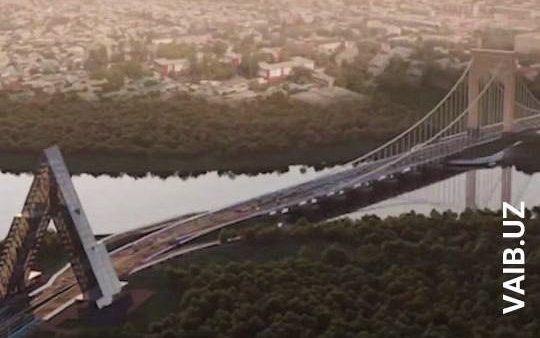 Toshkent va Yangi Toshkentni bog‘laydigan 321 metrlik ko‘prik qurilmoqda